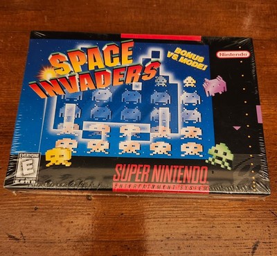 Snes Space Invaders authentic factory sealed