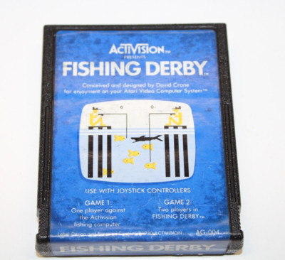 Fishing Derby - Atari 2600 Video Game - Tested & Working