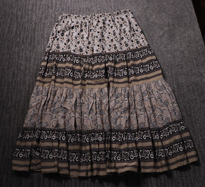 White maxi top peasant skirt