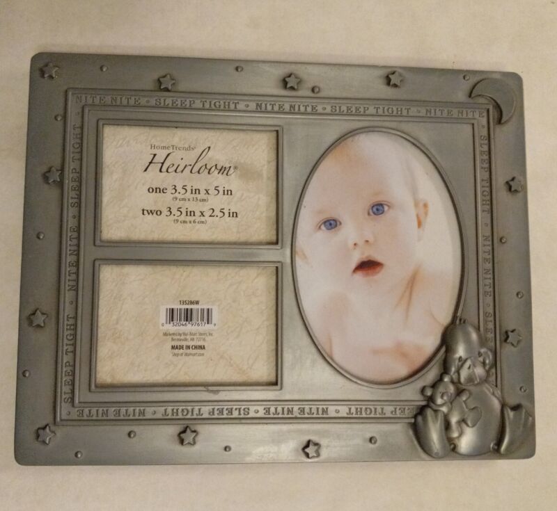 Home Trends Heirloom Picture Frame Baby Duckie Holds 3 Photos 