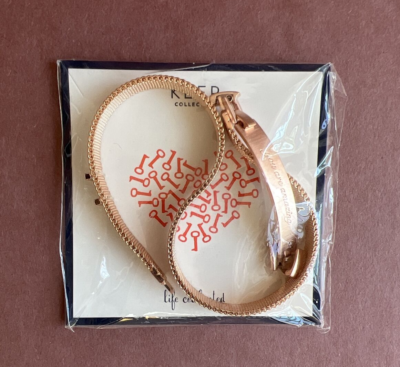 Rose gold deals nameplate bracelet
