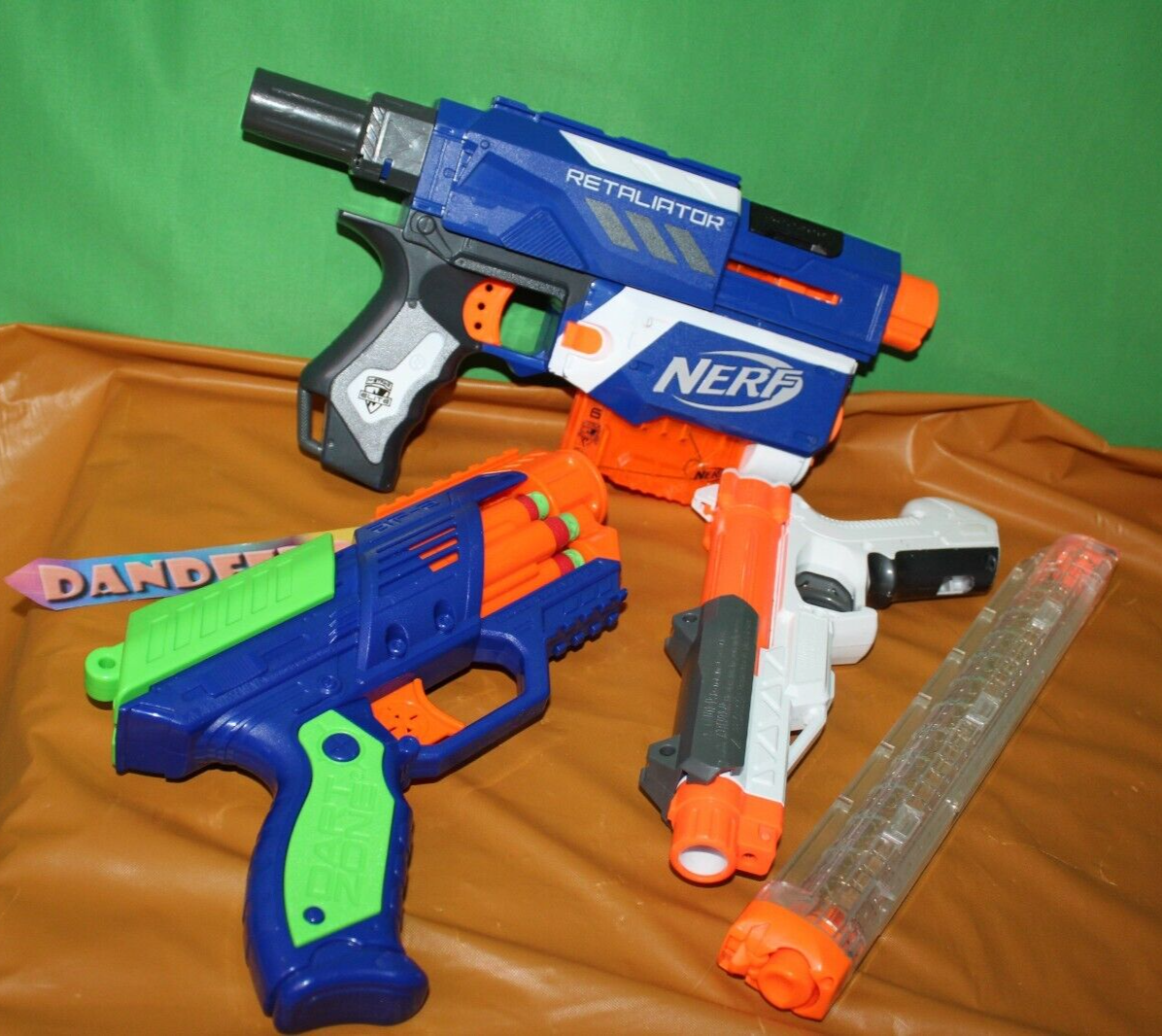 4 Piece Nerf Dart Zone BF-2 Retaliator N Strike Elite
