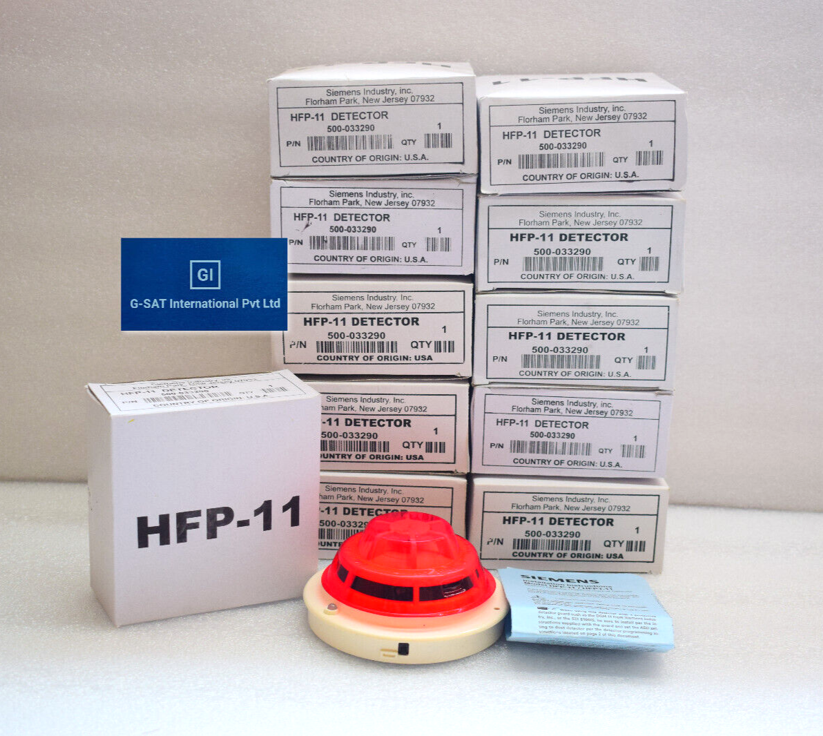 NEW ORIGINAL SIEMENS HFP-11 FIRE ALARM SMOKE HEAT DETECTOR   (50+ qty Available)