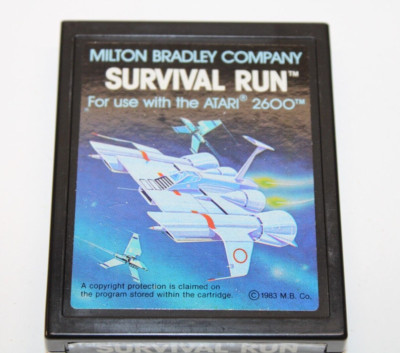 Survival Run - Atari 2600 Video Game - Tested & Working