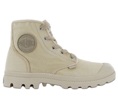Женские ботинки Palladium Pampa Hi Холст бежевый 92352-238-M Обувь для веганов