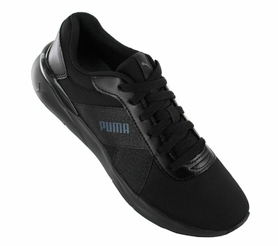 PUMA PUMA ROSE WOMEN'S SNEAKER BLACK 380113-01 LEISURE SPORTS FITNESS SHOE SNEAKER