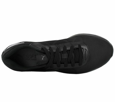 PUMA PUMA ROSE WOMEN'S SNEAKER BLACK 380113-01 LEISURE SPORTS FITNESS SHOE SNEAKER