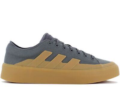 Мужские кроссовки Adidas Znsored Canvas серого цвета HP5986, обувь для отдыха на коньках, НОВАЯ