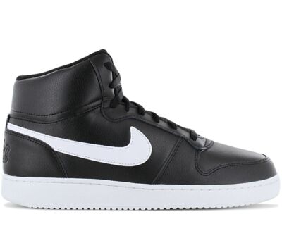 Мужские кроссовки Nike Ebernon Mid черные AQ1773-002 Спортивная обувь для отдыха из кожи