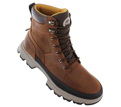 靴 Timberland Trekking Leather Boots Men's Euro Hiker Leather Boots - Brown | Timberland US