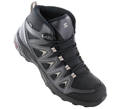 NEW Salomon X Braze Mid GTX - GORE-TEX - Men's Hiking Shoes Black-Grey 471748