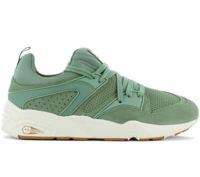 Puma Blaze of Glory MMQ - Мужские кроссовки кожаные зеленые 388601-02 Повседневная обувь