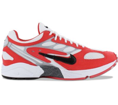Мужские кроссовки Nike Air Ghost Racer Красно-белые AT5410-601 Спортивная обувь для отдыха, НОВИНКА