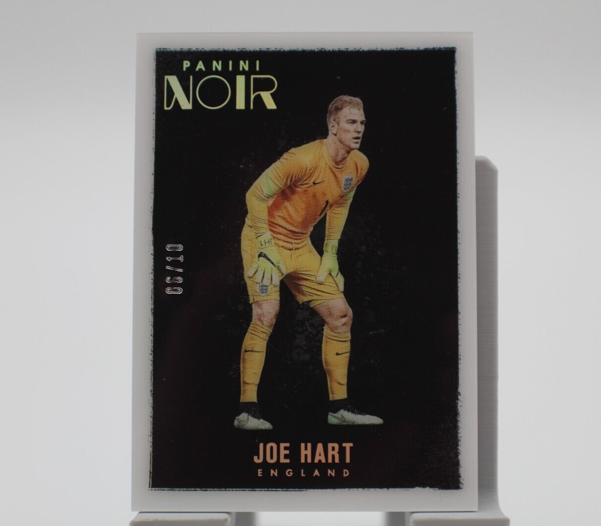 2016-17 Panini Noir Soccer Joe Hart Black /10 England
