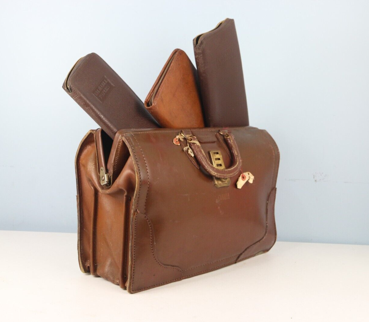 Vintage Cheney Briefcase Leather Bag, Made in England | eBay