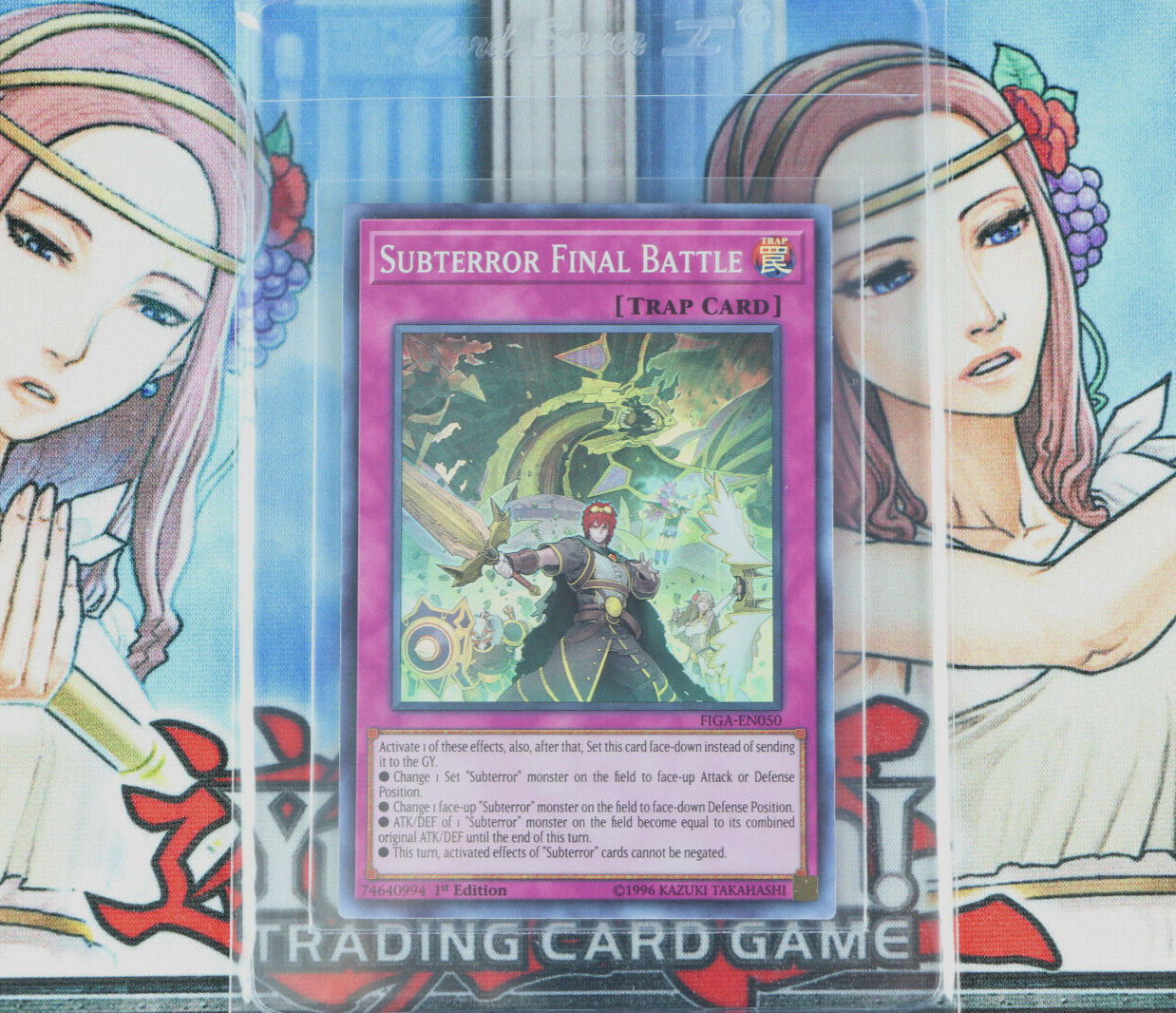 Yugioh Trap Card Subterror Final Battle FIGA-EN050 1st Edition Super Rare