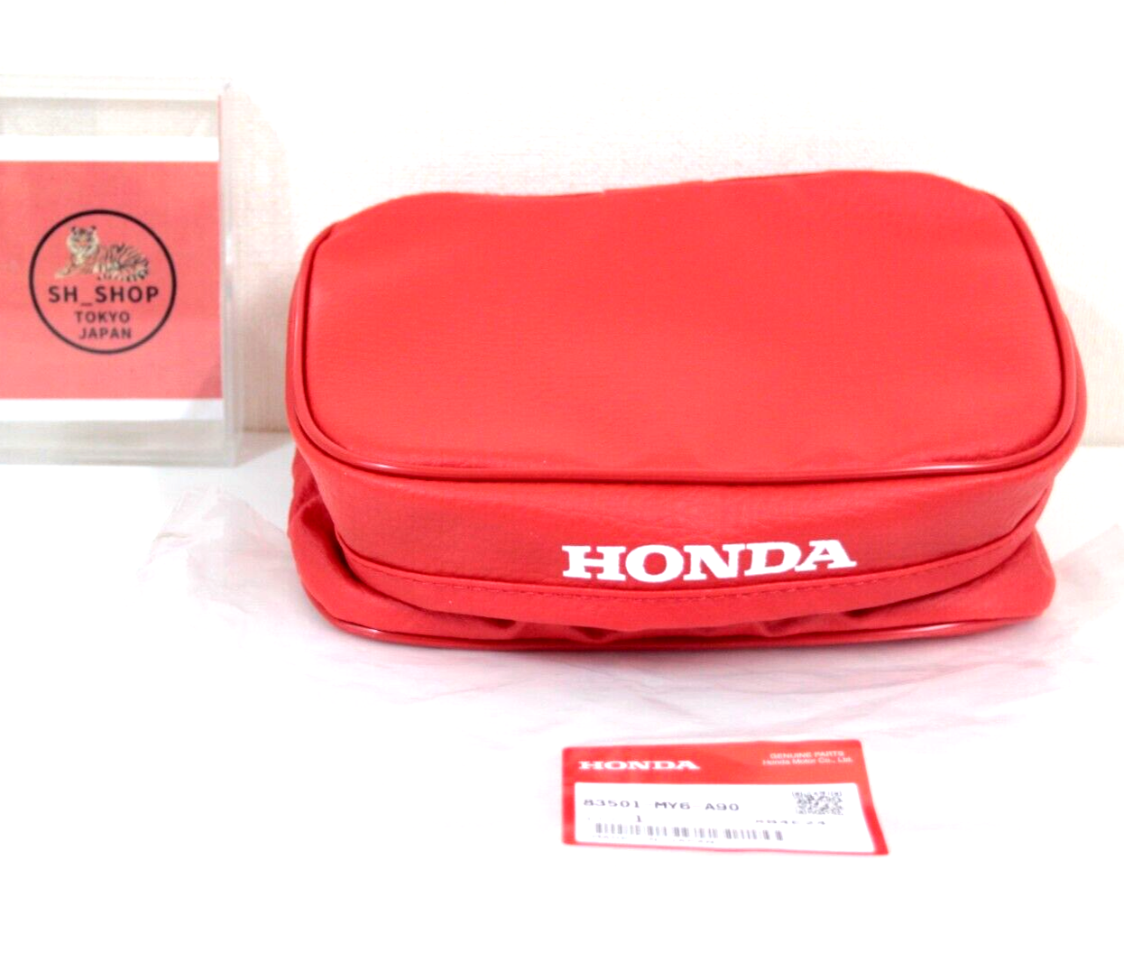 ハリヤー ドラベンダ－S１０箱　２５０枚入り HONDA GENUINE Rear TAIL BAG RED Pouch XR250L XR250R XR600R