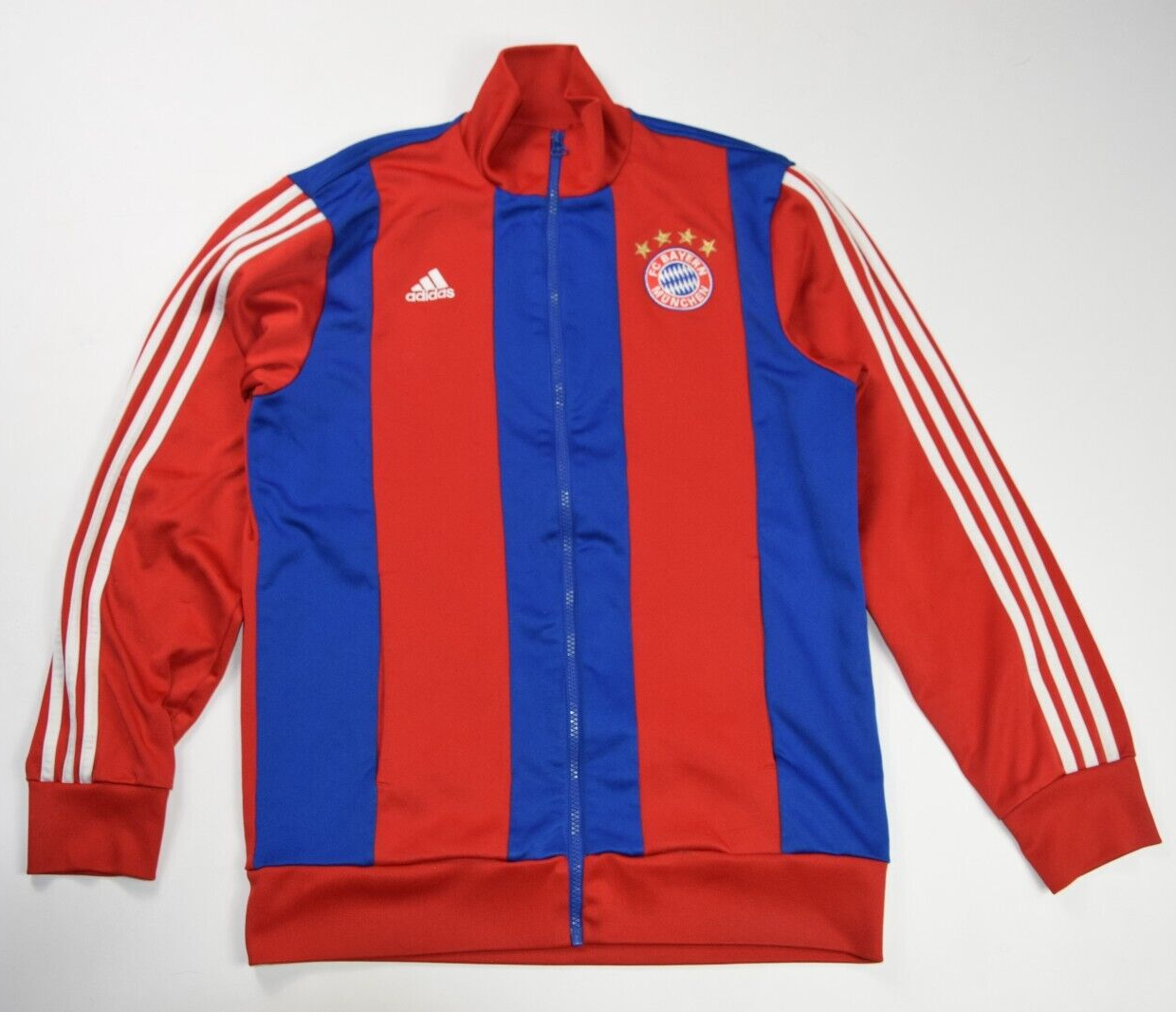 BAYERN MUNCHEN track zip jacket ADIDAS 14/ 15 ANTHEM striped