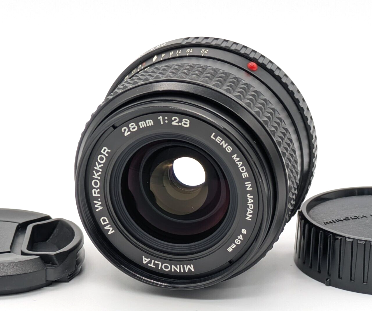 【美品】動作◎ ミノルタ MD.W.ROKKOR 28mm F2.8 871 Video* [MINT] Minolta MD W.Rokkor 28mm f/2.8 Wide Angle MF
