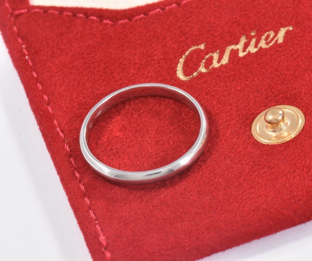 新品同様 美品 CARTIER 1895 WEDDING BAND カルティエ 1895