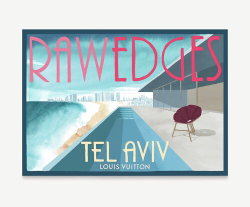 Louis Vuitton Raw Edges Tel Aviv Poster Objets Nomades | eBay Louis Vuitton Raw Edges Tel Aviv Poster Objets Nomades | eBay