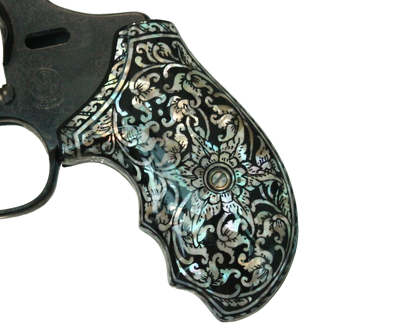 S&W J Frame Grips Model 60 642 Round Butt Mother of Pearl S&W J Frame Grips Model 60 642 Round Butt Mother of Pearl