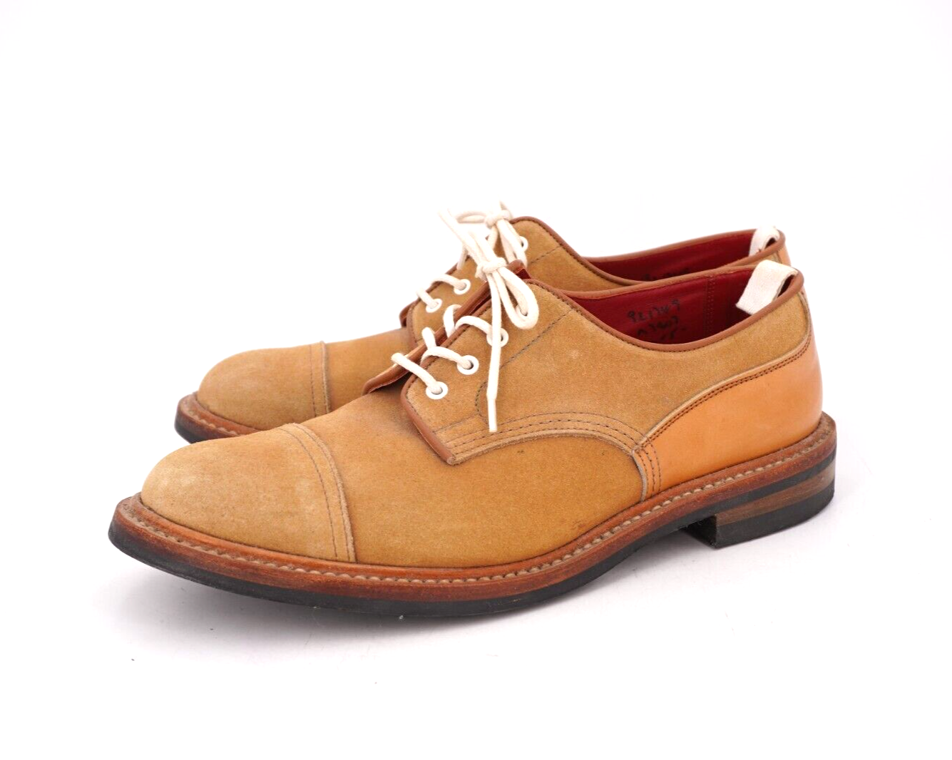 靴 Tricker's Hans Gaucho Suede Derby 8 Zonkey_Boot_hand_welted_toe-