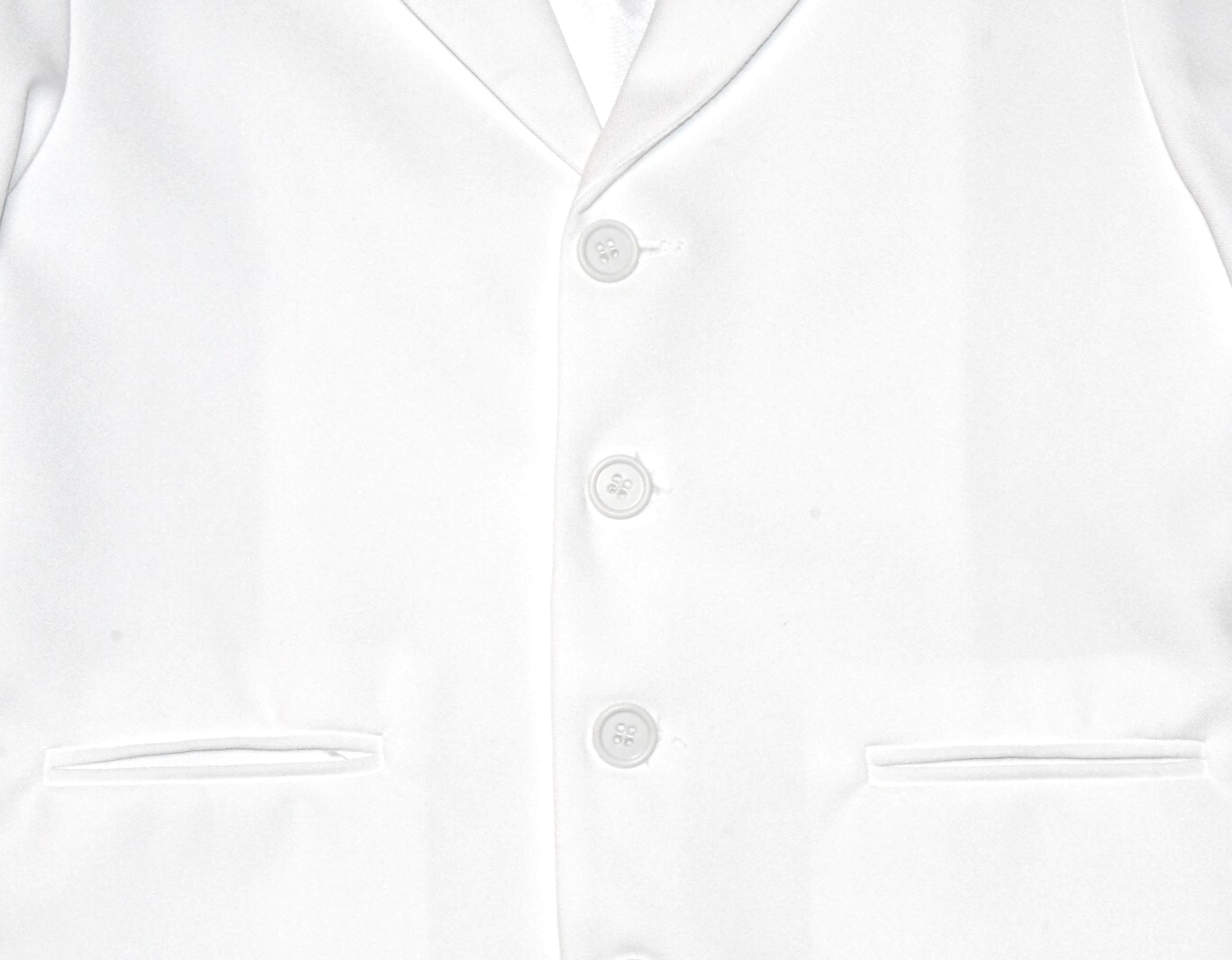 NWT Lito Suit Jacket Boy's Size 8 White Single Breasted Notched Lapel 3623 - Picture 3 of 19