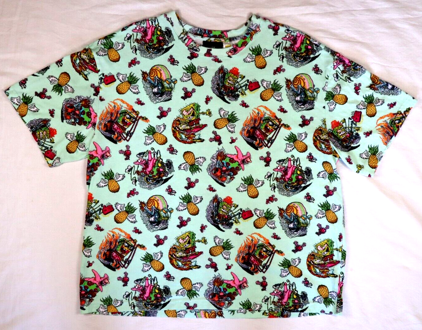 Supreme SpongeBob Tシャツ Mサイズ Supreme x SpongeBob x Castelli Racing long-sleeves T-shirt