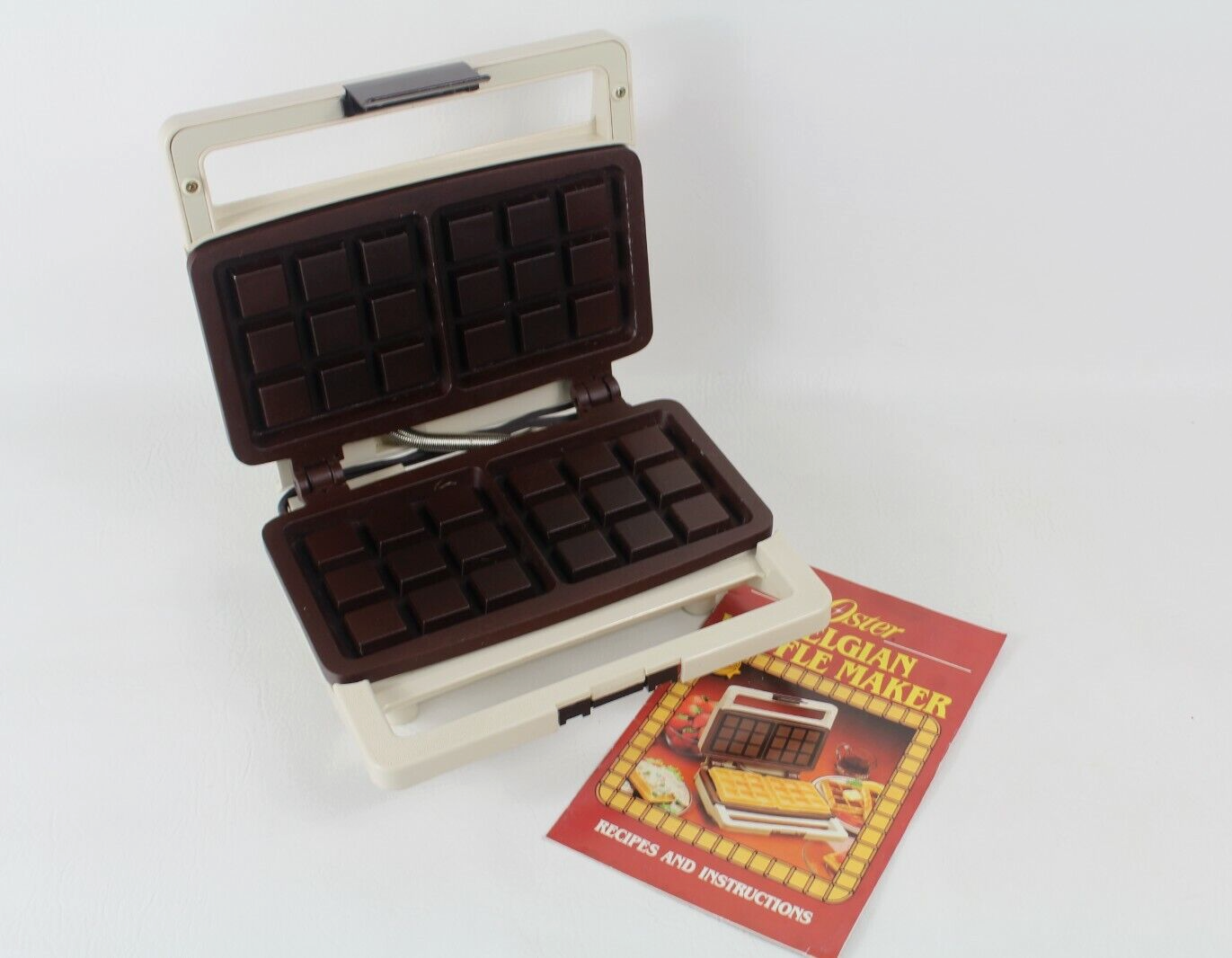 Non Stick Rv Vintage Oster Belgian Waffle Maker