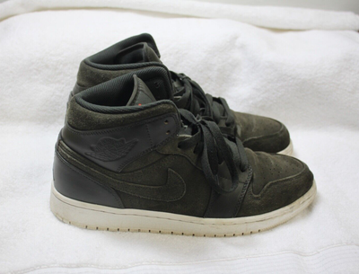 Olive green suede jordans sale