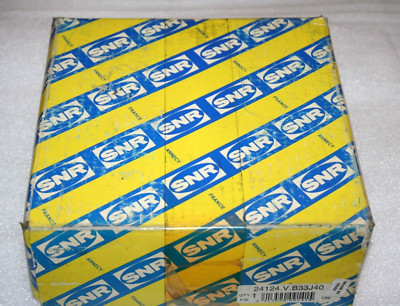 SNR 24124.V.B33 J40 Spherical Roller Bearing, Steel Cage, 24124 C4 - NEW -