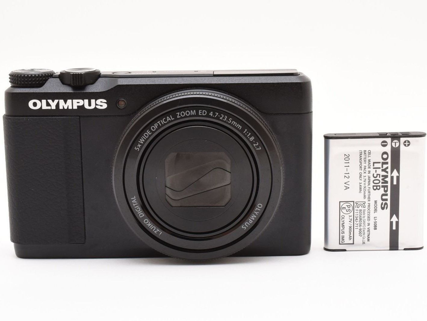 Olympus Stylus XZ-10 Black 12MP Digital Camera 5x Zoom iHS