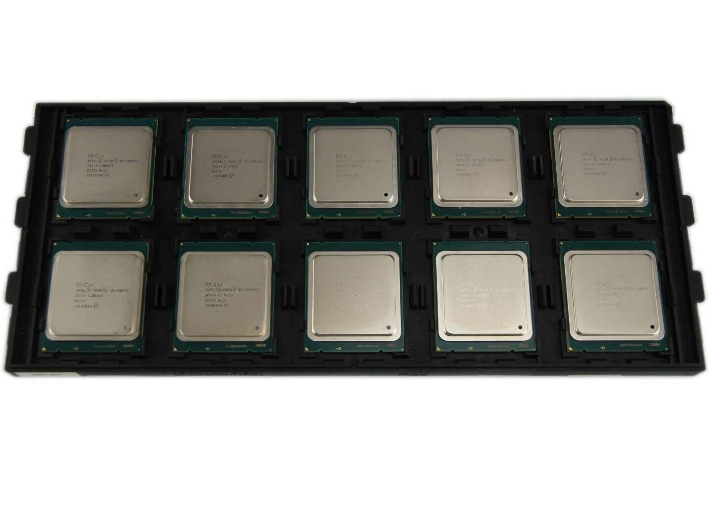 Lot of 10 Intel Xeon E5-2603 v2 1.80GHz 10MB Quad Core 80W LGA2011
