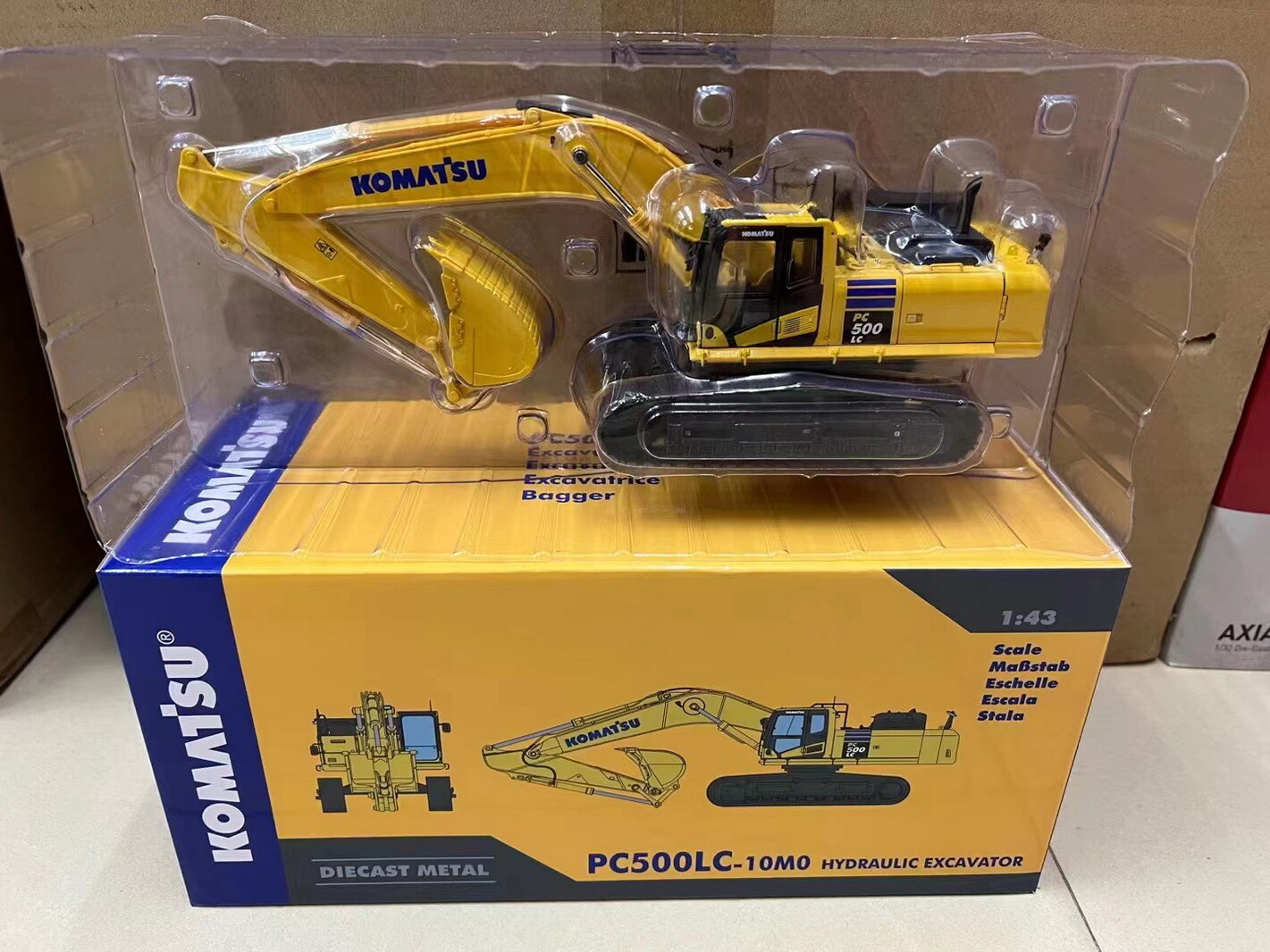1/43 Scale KOMATSU PC500LC-10MO Hydraulic Excavator Diecast