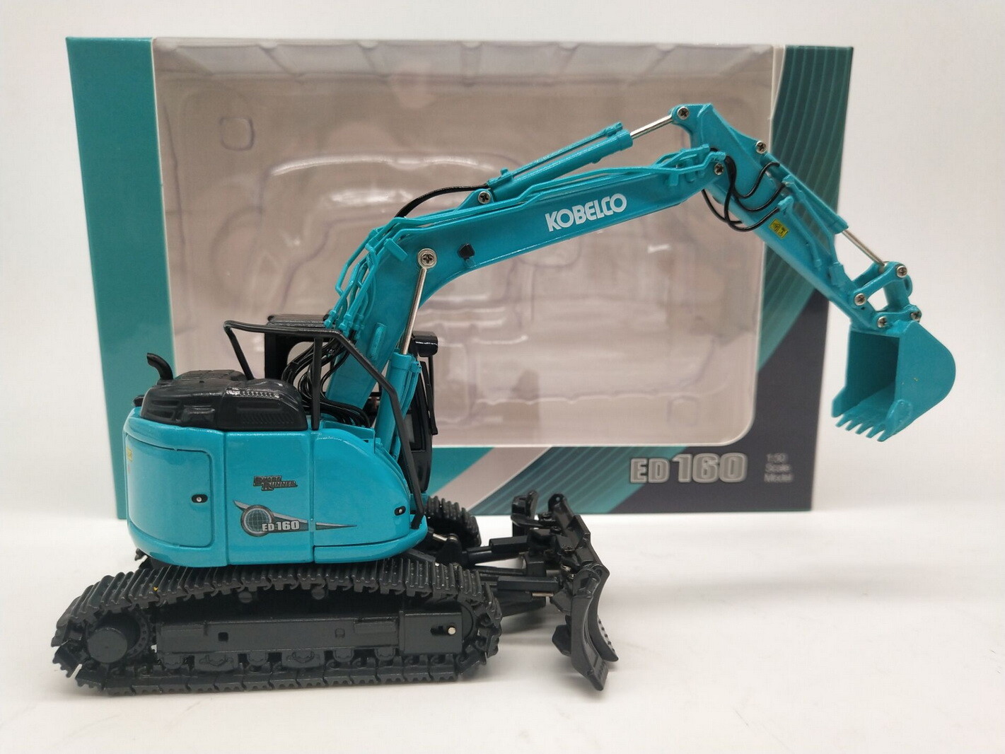 23R-008 ROS 1/50 コベルコ KOBELCO ED 160 ブルー ROS 1/50 KOBELCO ED160BR-5 Ultra Small Round Excavator Geen