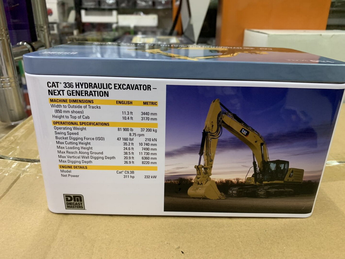 模型製作用品 CAT 336 Hydraulic Excavator 85586 1:50 Cat 336 Excavator - Next Generation Diecast Masters 1:50