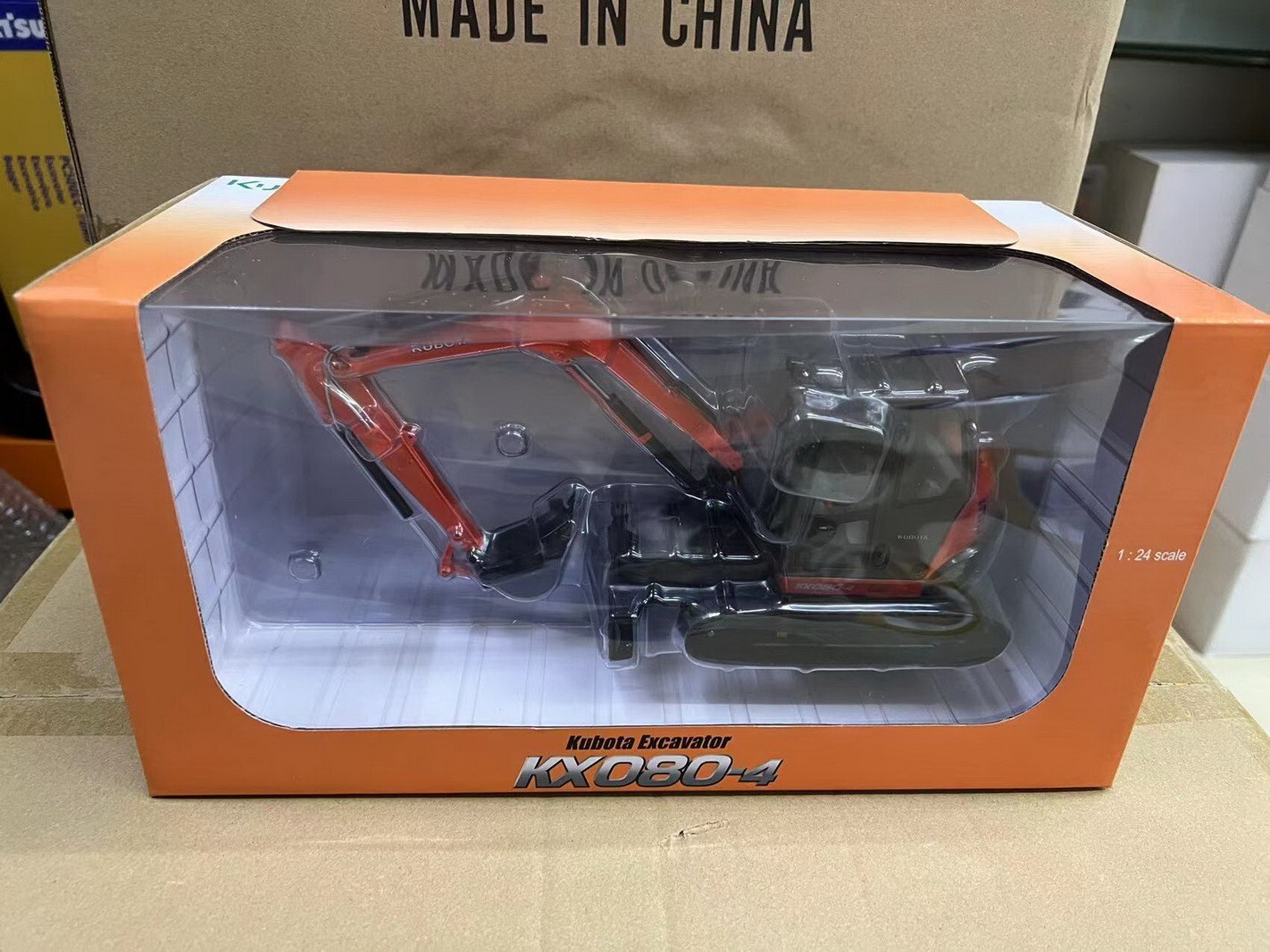 Kubota 50周年記念 ミニカーセット 1/40スケール Kubota KX060-5 KH-1 Mini Excavator 1:40 Scale 50th