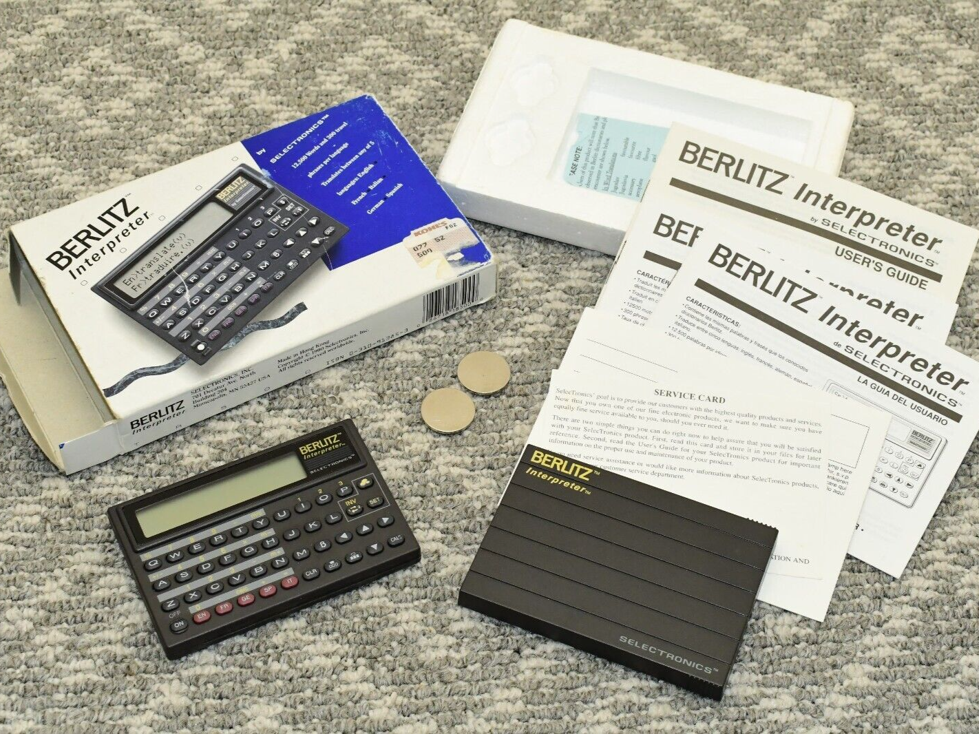 Berlitz Interpreter by Selectronics Five Language Translator