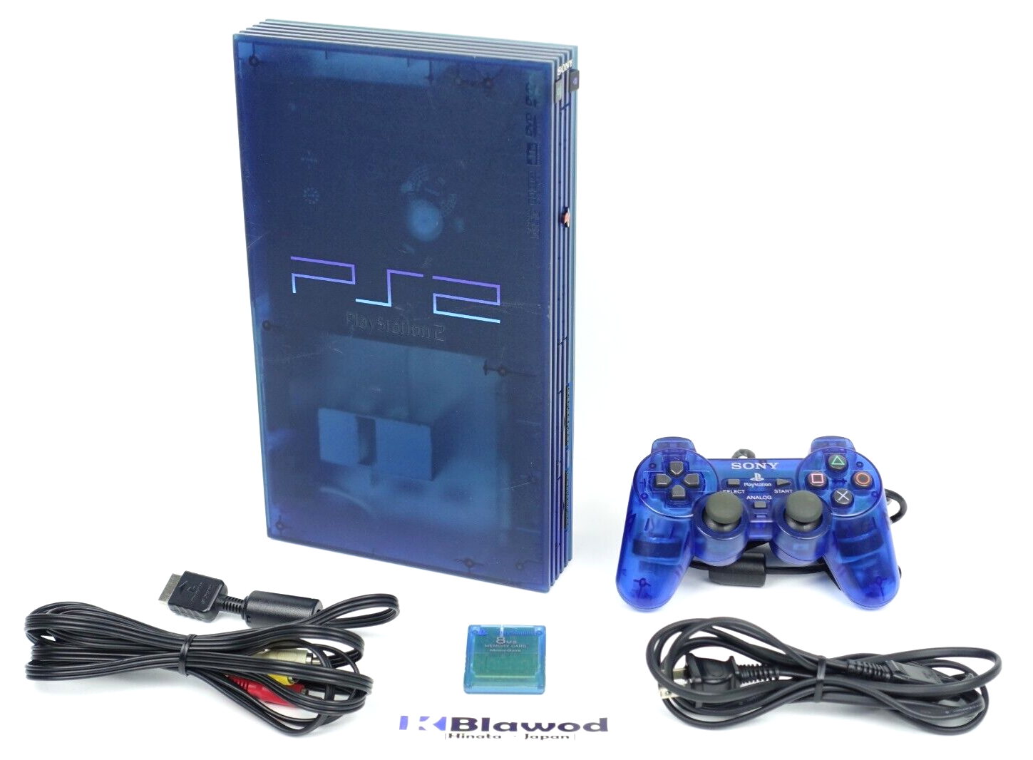 PS2 PlayStation 2 SCPH-37000 Ocean Blue Console SONY Japan PS2 PlayStation 2 SCPH-37000 Ocean Blue Console SONY Japan
