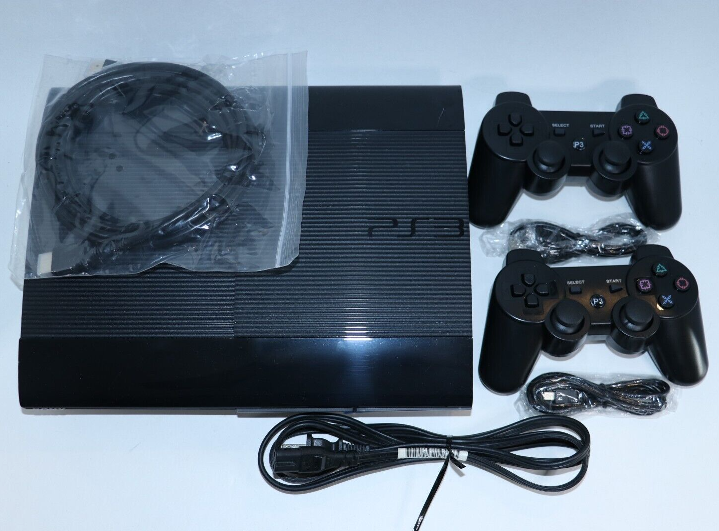 Authentic PlayStation 3 PS3 Super Slim Console 250GB 2 NEW