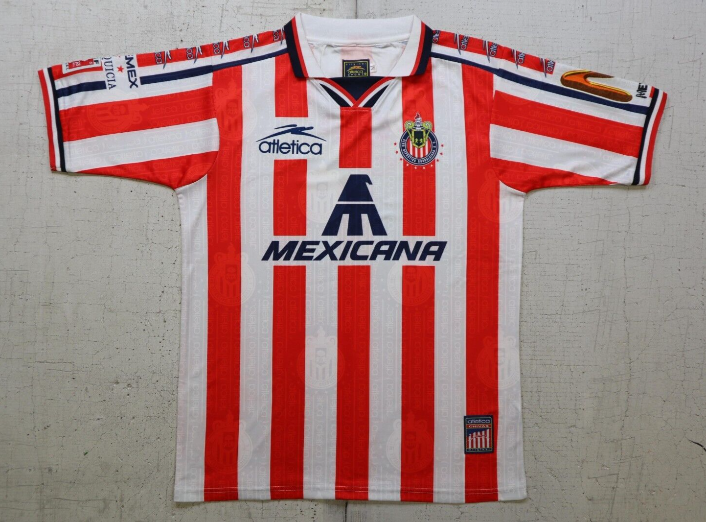 希少 90s vintage Guadalajara soccer jersey Vintage Club Deportivo Guadalajara Chivas Soccer Futbol