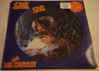 Ozzy Osbourne Mr Crowley Live EP Picture Lp Record Jet 1982 New Factory Sealed