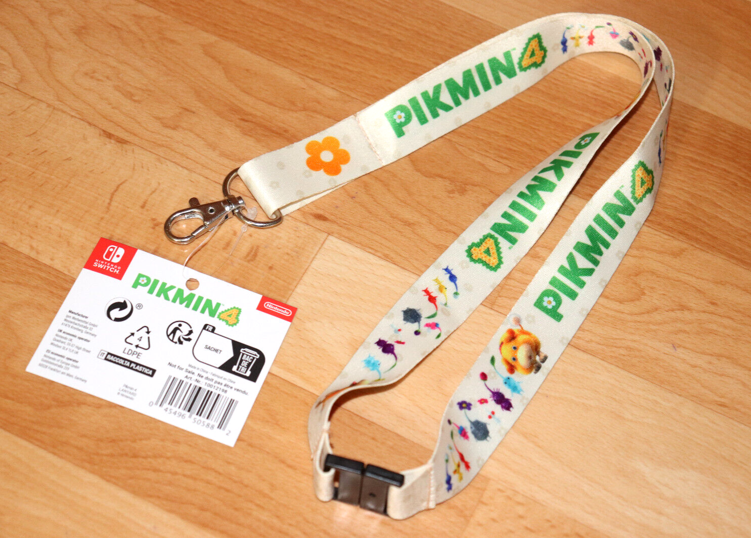 Pikmin 4 Nintendo Switch Very Rare Promo Lanyard / Key