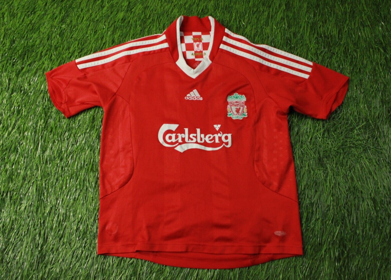 LIVERPOOL 2008/2010 FOOTBALL SOCCER SHIRT JERSEY HOME ADIDAS
