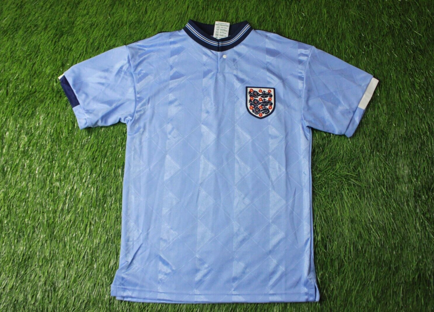 ウェア Score Draw England Red Score Draw England '90 World Cup Away Retro Shirt - JD