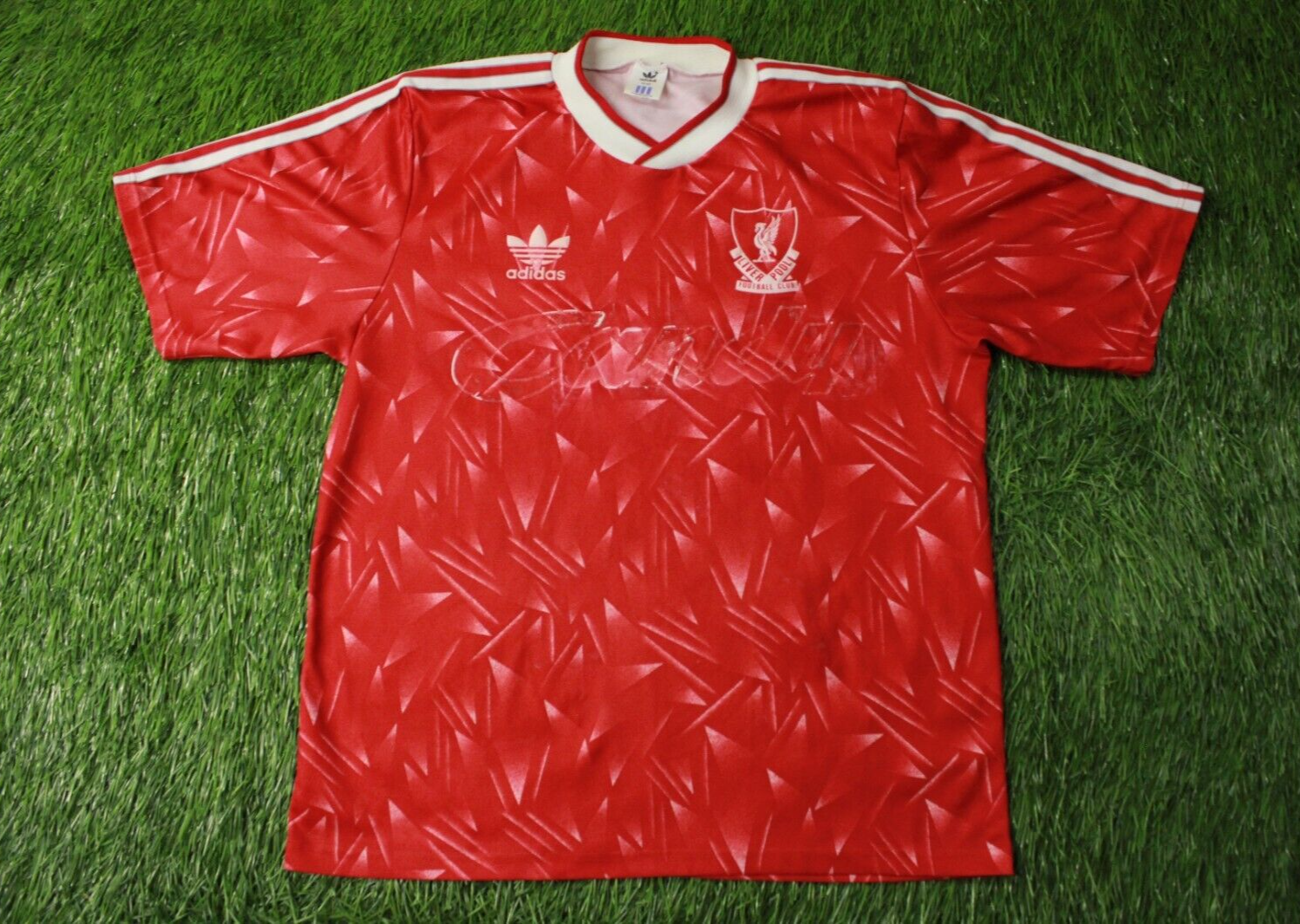LIVERPOOL #10 BARNES 1989-1991 FOOTBALL SHIRT JERSEY HOME