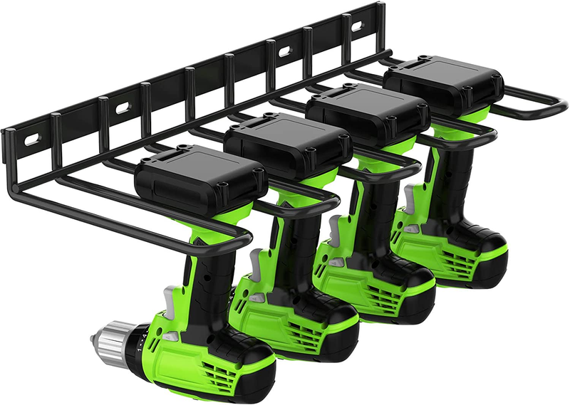 Power Tool Organizer, Drill Holder Wall Mount,Thickened Drill Rack,50 Lb Garage