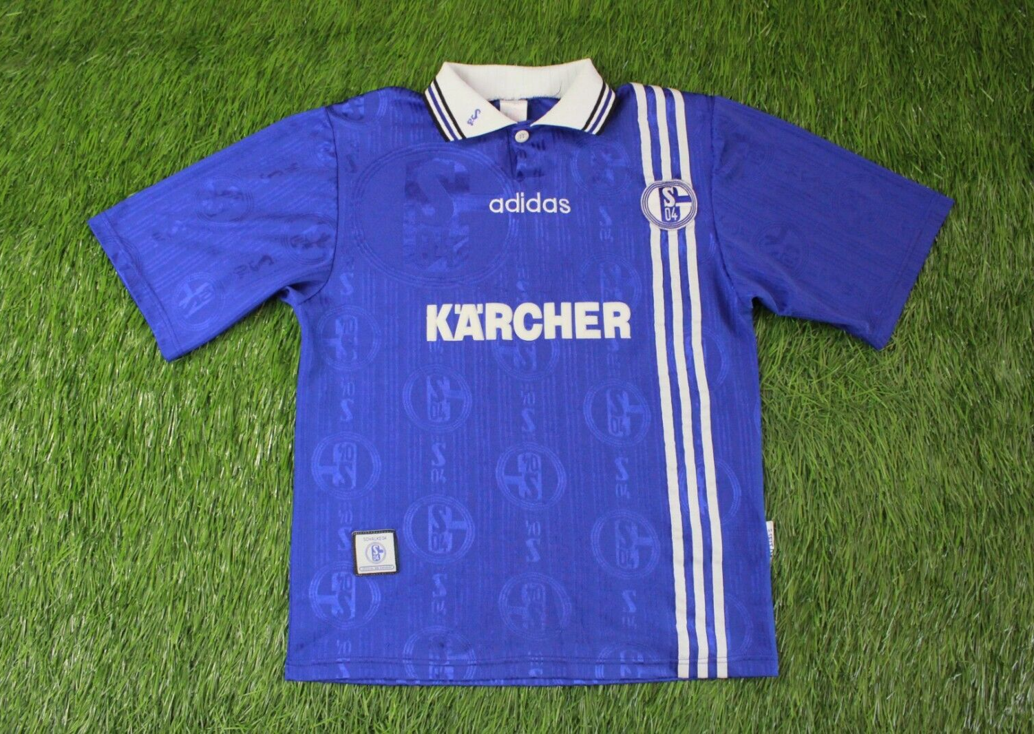 adidas Schalke 04 97/98ホームシャツ Lサイズ 未使用品 adidas Schalke 04 97/98ホームシャツ Lサイズ 未使用品