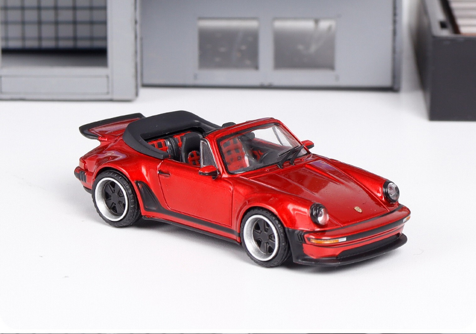 RM 1/64 Scale Porsche 930 Singer Turbo Study Cabriolet Red